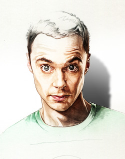 just-art:  ​Big Bang Theory Portraits by Corbyn S. Kern  
