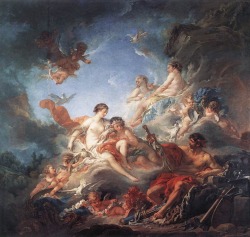 via-appia:  Vulcan Presenting Venus with Arms for Aeneas, 1757