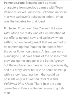 greninja-sex-party: An official interview for Ultra Sun and Moon