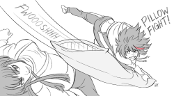 herokick:  repeating that crazy pose from their EP03 fight..