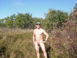 naked in nature and home