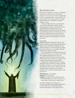 dnd-5e-homebrew:  Lovecraftian backgrounds by The Middlefinger