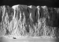 meche:  Barne Glacier, Antarctica, circa 1911. Photograph by