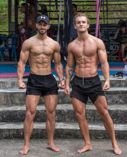 gymlifemuscle: Miguel and Joe Delaney