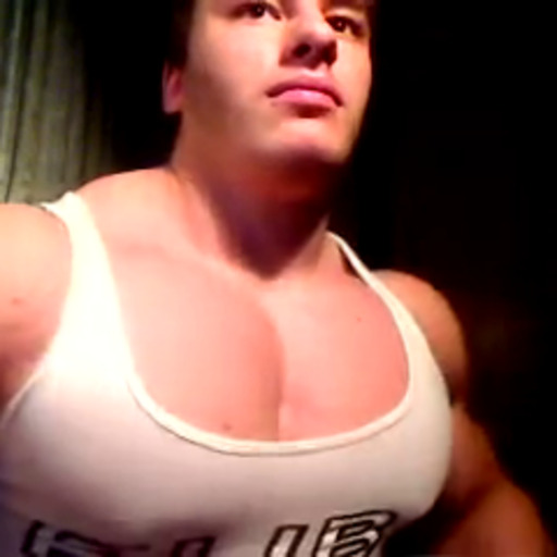 theneonbuff:Hulking bodybuilder, Adam Charlton. Wouldn’t it