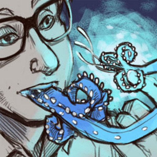 shakensoda:Big monsters giving their tiny human partners oral