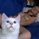 Perfect video. Starts with a cat. Then we have: 2:20 min. - First orgasm 4:30 min. - Cat 5:50 min. - Second orgasm Well done, I Feel Myself!