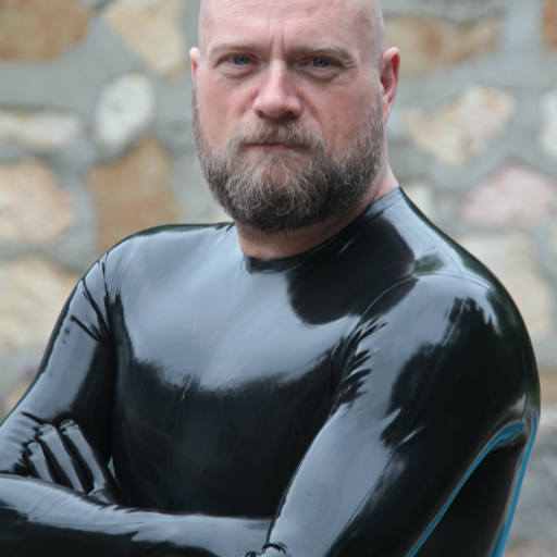 britgummibear:  latexgloveboy:  bootbrushpup:  Rubber assimilation.