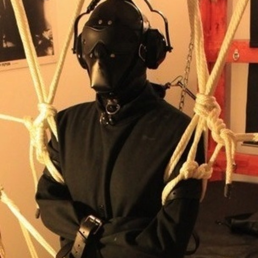 feelingknottycda: Pup in a sack. Locked and gagged. Now with