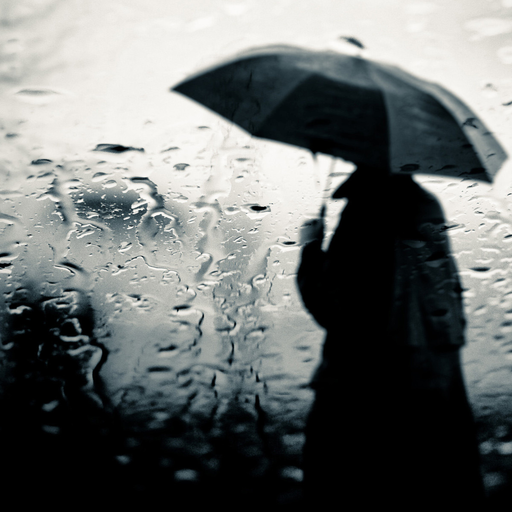 A little tear in a heavy rainfall