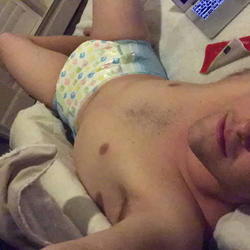 paddedsuperboy:  Well, here it is. Me changing out of my nighttime
