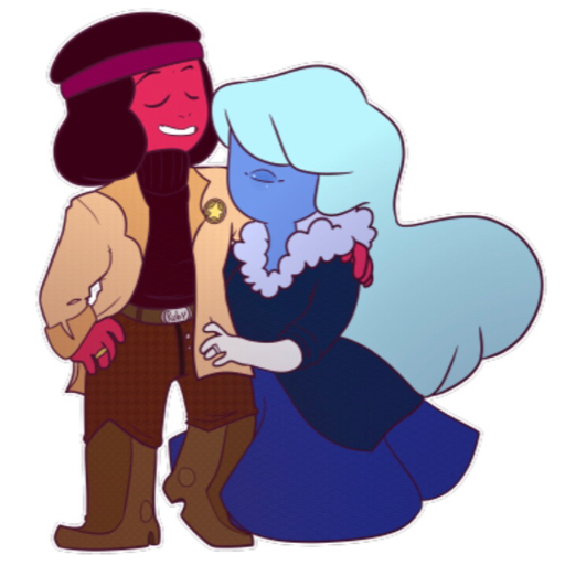 pearl-likes-pi:remember when Ruby and Sapphire just full on Kissed