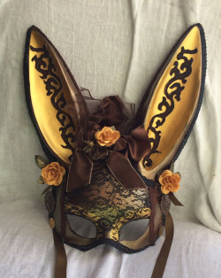 steampunk-and-junk:  Steampunk Mardi Gras Bunny Mask