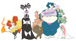 slbtumblng:  Happy to see the family growing. From left to right: