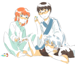 8bitflux:  another gintama doodle dump because I’m unproductive