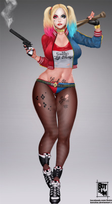 botslimart:      Harley QuinnSuicide SquadNSFW Version + PSD