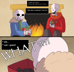 azurite-draws:  Toriel put Asgore and Sans both in time out for
