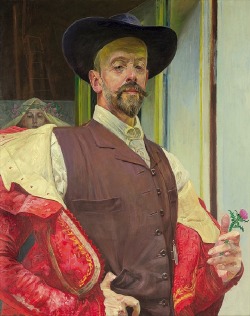 ‘Self portrait with thistle flower’, 1911 - Jacek