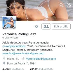 #follow me on #Twitter - @LilveronicaR / Sigueme en Twitter by