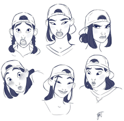 jennis41digsdragons: mulanxiaojie: Modern Mulan sketches by Elena