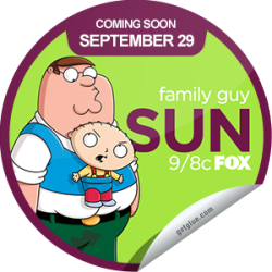      I just unlocked the Family Guy Season 11 Coming Soon sticker