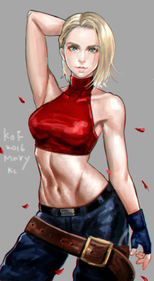 hentaibeats:  Musuclar GIrls Set!   Sources![ 1 – 塗 KOF MARY