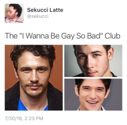 gatomaracuja:  “I will gay bait them so bad” club  