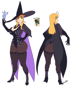 lilirulu:  Finished reference of Mama Witch :Uc   HOT DAM!!!