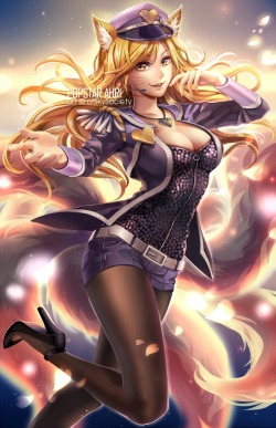 ofskysociety:  Added another champion, Popstar Ahri, to my League