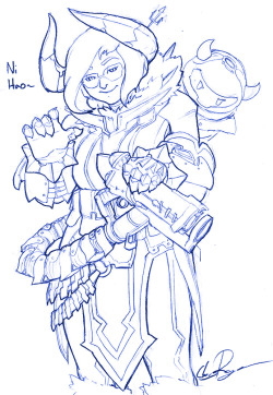 rkdvanguard: rkdvanguard: My idea for a Mei skin: Mei showing