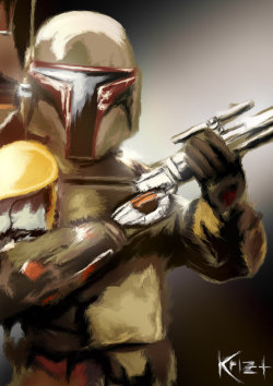 fettoftheday:  (via Boba Fett by KRIZ507 on deviantART)