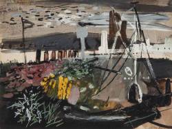 blastedheath:  John Piper (British, 1903-1992), View of Hurst