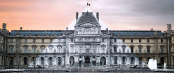 gravityhome:  Optical illusion at the Louvre in Paris. Artist