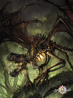 dailydragons:  Bone Dragon by Sandara (DeviantArt | store |