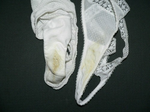 sloggi1970:  #dirty panties # stained # string # wifes dirty panty #soiled   You should share some with me  