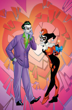 league-of-extraordinarycomics:Harley loves Joker by  AMANDA CONNER