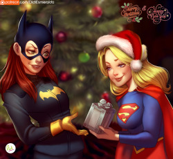 didiesmeralda:Babs and Kara Christmas Many parties and much