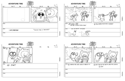 charmainevee: My storyboard test for Adventure Time I did back