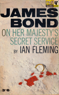 On Her Majesty’s Secret Service, by Ian Fleming (Pan, 1965).From