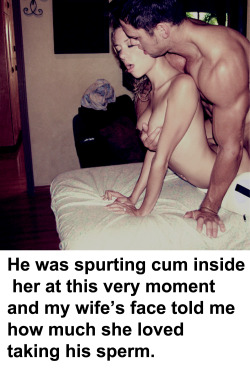 myeroticbunny:  He was spurting cum inside her at this very moment