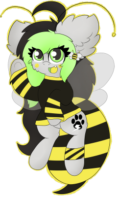 askbreejetpaw:  Here we have ‘Bee’ Jetpaw ! This