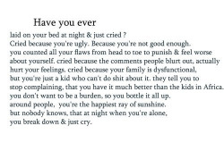 downtown-world:  Pretty much every night, anybody else? 😞😢