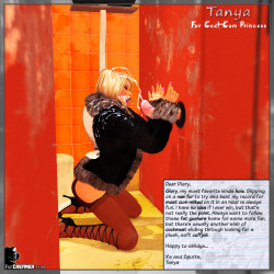 Tanya returns in new “art” by “me”. Wait,