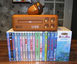  Japanese Studio Ghibli DVD player and DVD’s. 
