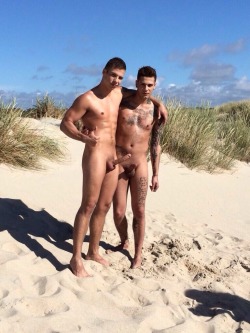 Men on the Beach