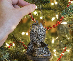 awesomeshityoucanbuy:  Iron Throne OrnamentChristmas is coming