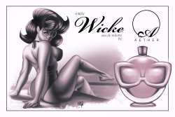 freeglassart: Simply Wicke  The New Fragrance from Aether.  