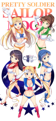 fandoms-females:  Anime Fangasm Finale - Smexy Sailor Scouts