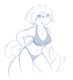 ambrisart:  I drew a shark girl. I really don’t know why I