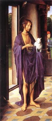 nataliakoptseva:   Memling Hans The Donne Triptych c1475 detail